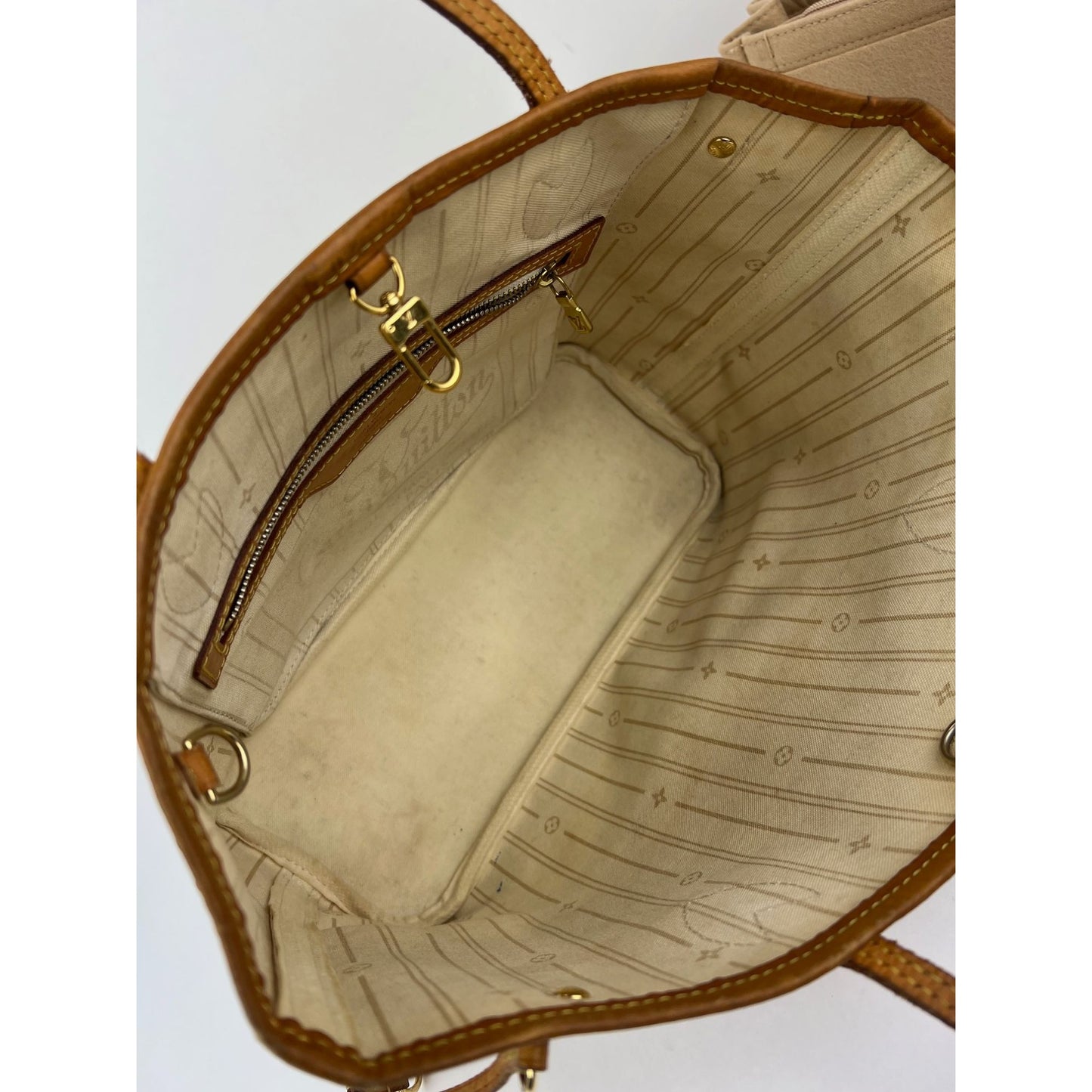 
                  
                    Louis Vuitton Neverfull PM Damier Azur Tote Bag
                  
                