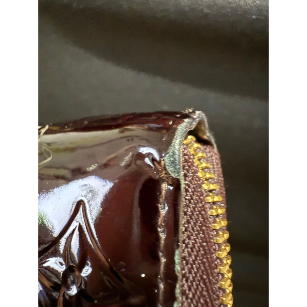 
                  
                    Louis Vuitton Burgundy Vernis Patent Leather Zippy Wallet Clutch
                  
                