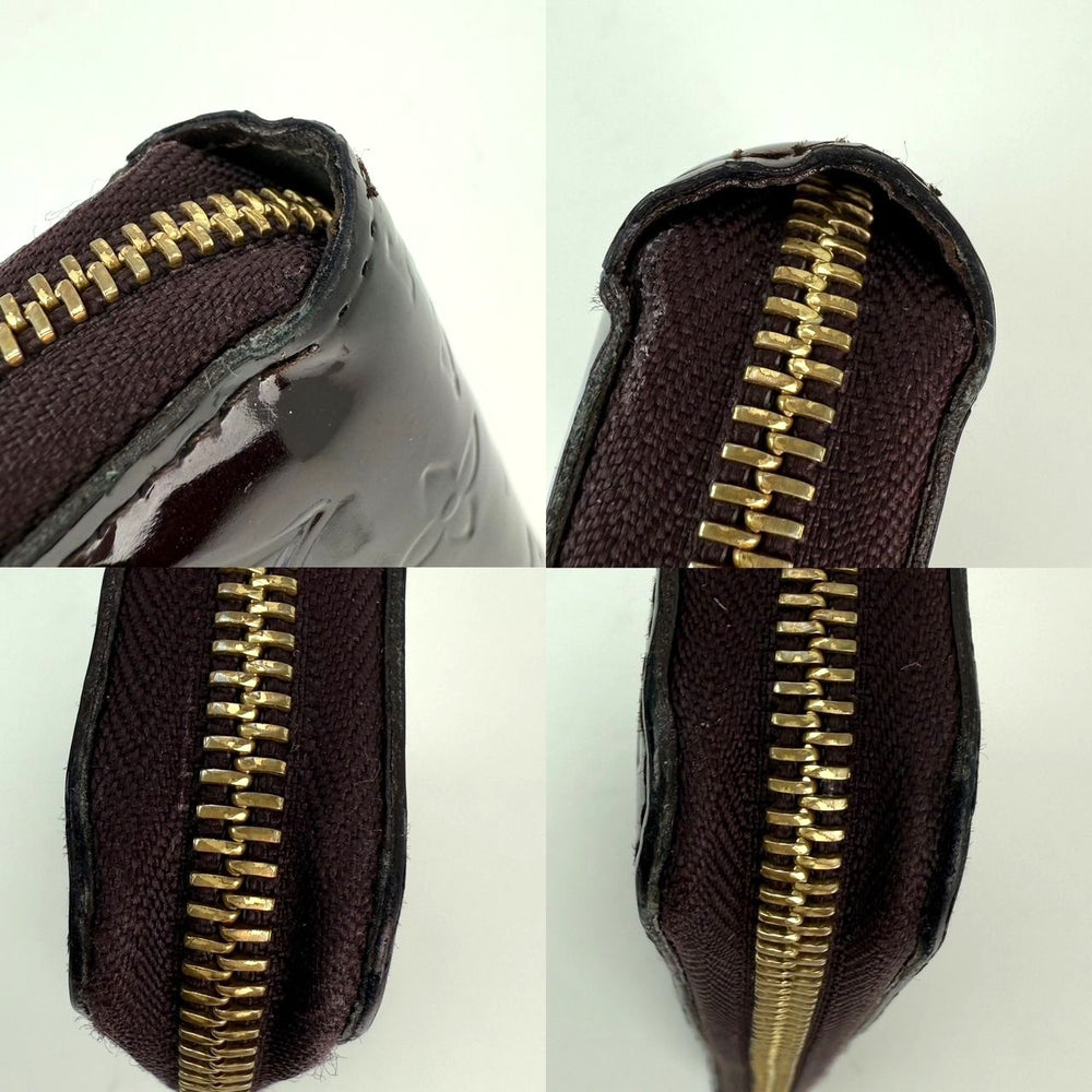 
                  
                    Louis Vuitton Burgundy Vernis Patent Leather Zippy Wallet Clutch
                  
                