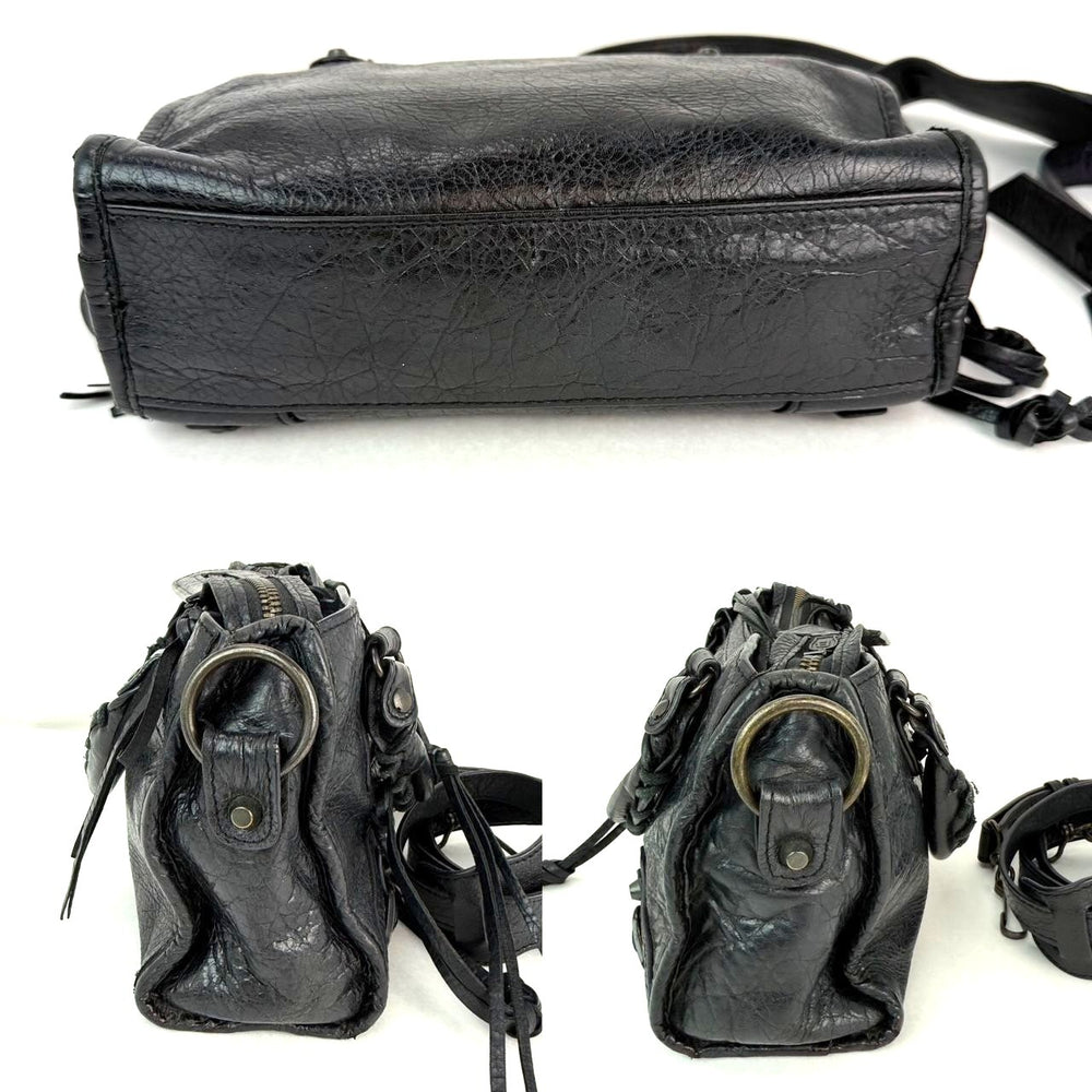 
                  
                    Balenciaga Le City Bag Mini Black Arena Storico Lambskin Crossbody Bag
                  
                