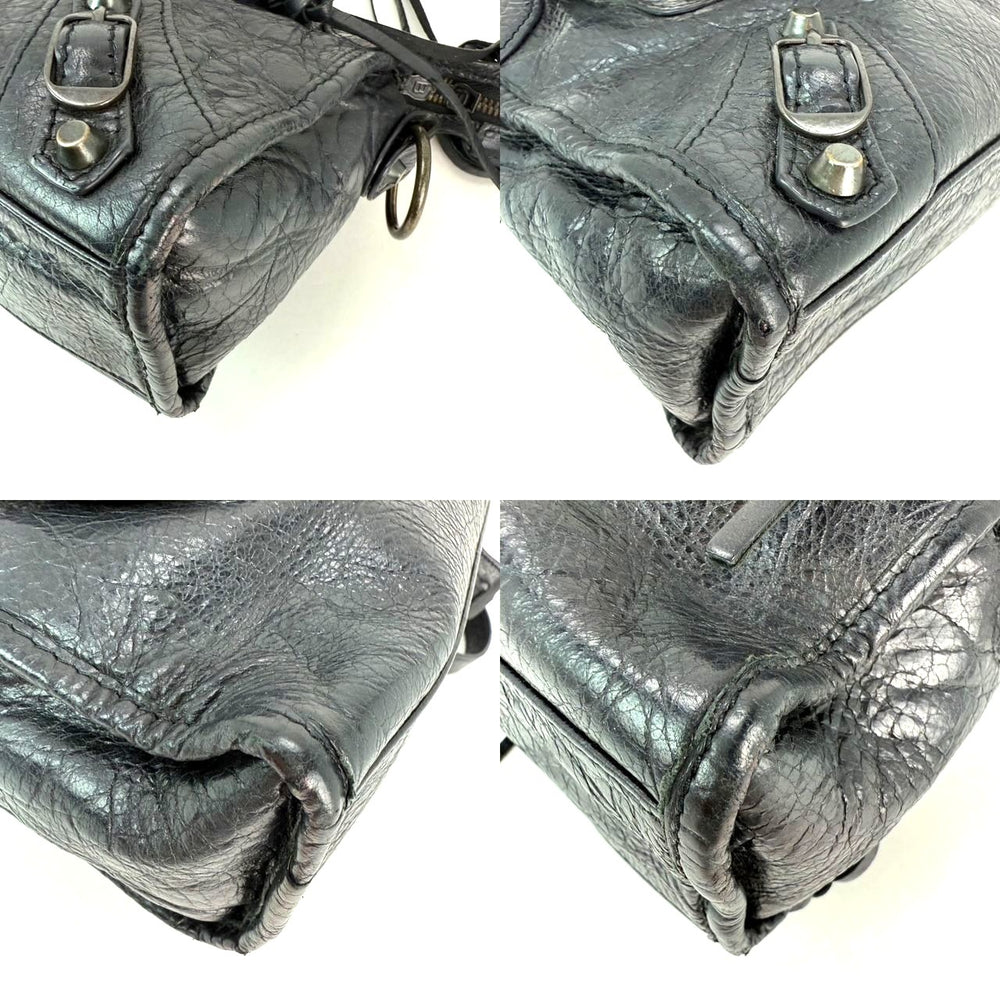
                  
                    Balenciaga Le City Bag Mini Black Arena Storico Lambskin Crossbody Bag
                  
                