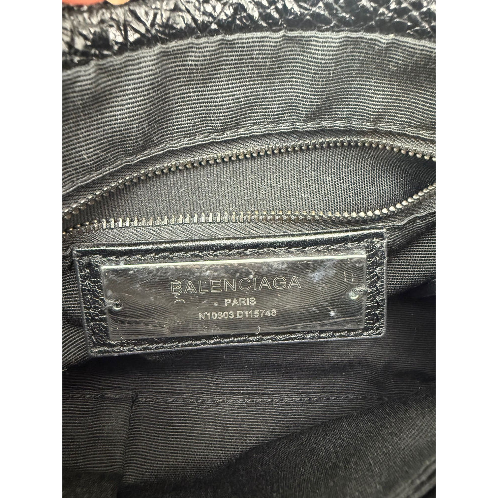 
                  
                    Balenciaga Le City Bag Mini Black Arena Storico Lambskin Crossbody Bag
                  
                