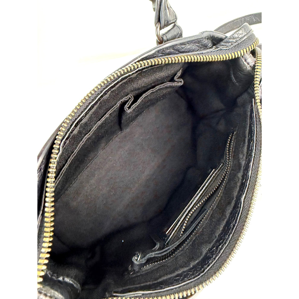 
                  
                    Balenciaga Le City Bag Mini Black Arena Storico Lambskin Crossbody Bag
                  
                