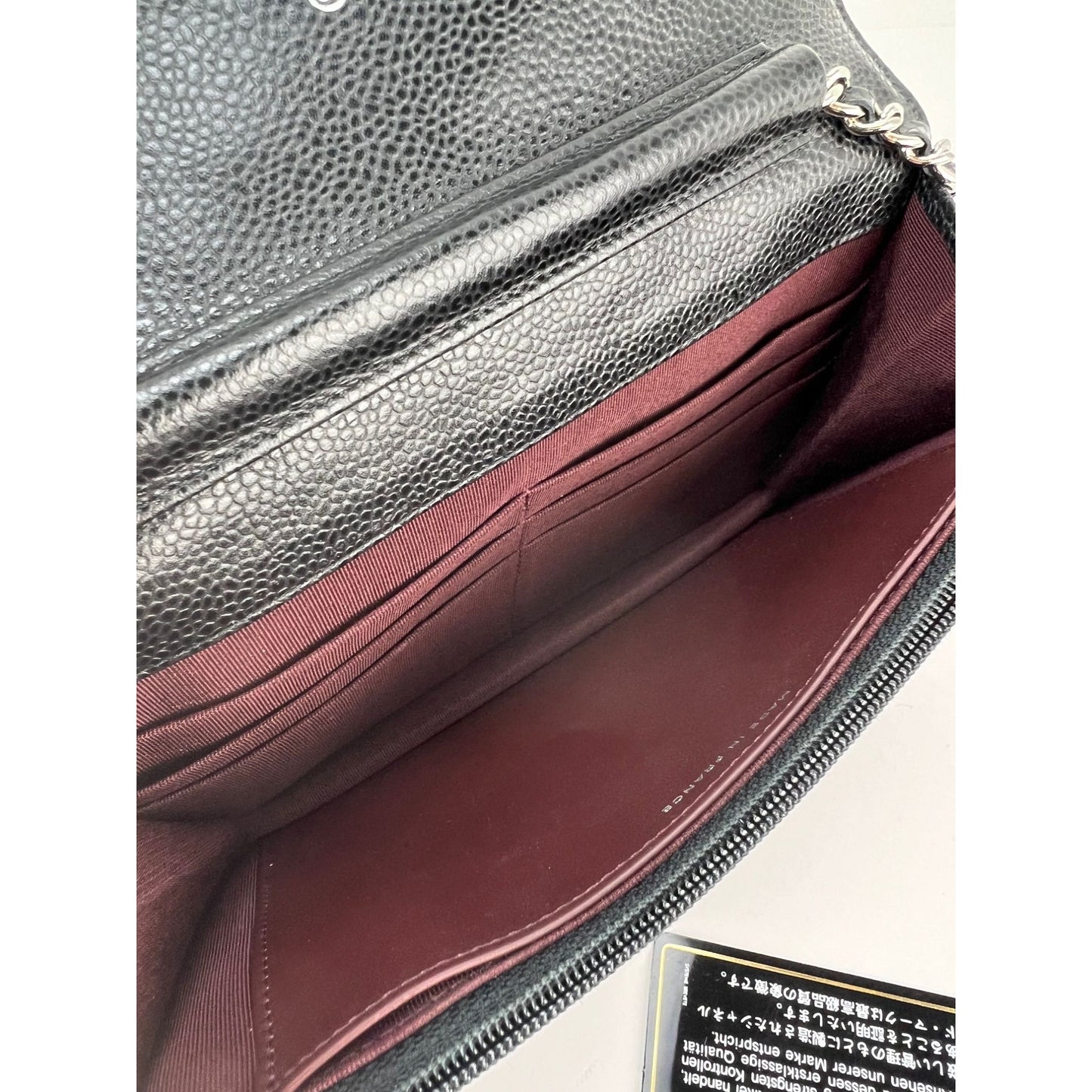 
                  
                    Chanel Black Quilted Smooth Lambskin Wallet on a Chain Clutch Bag
                  
                