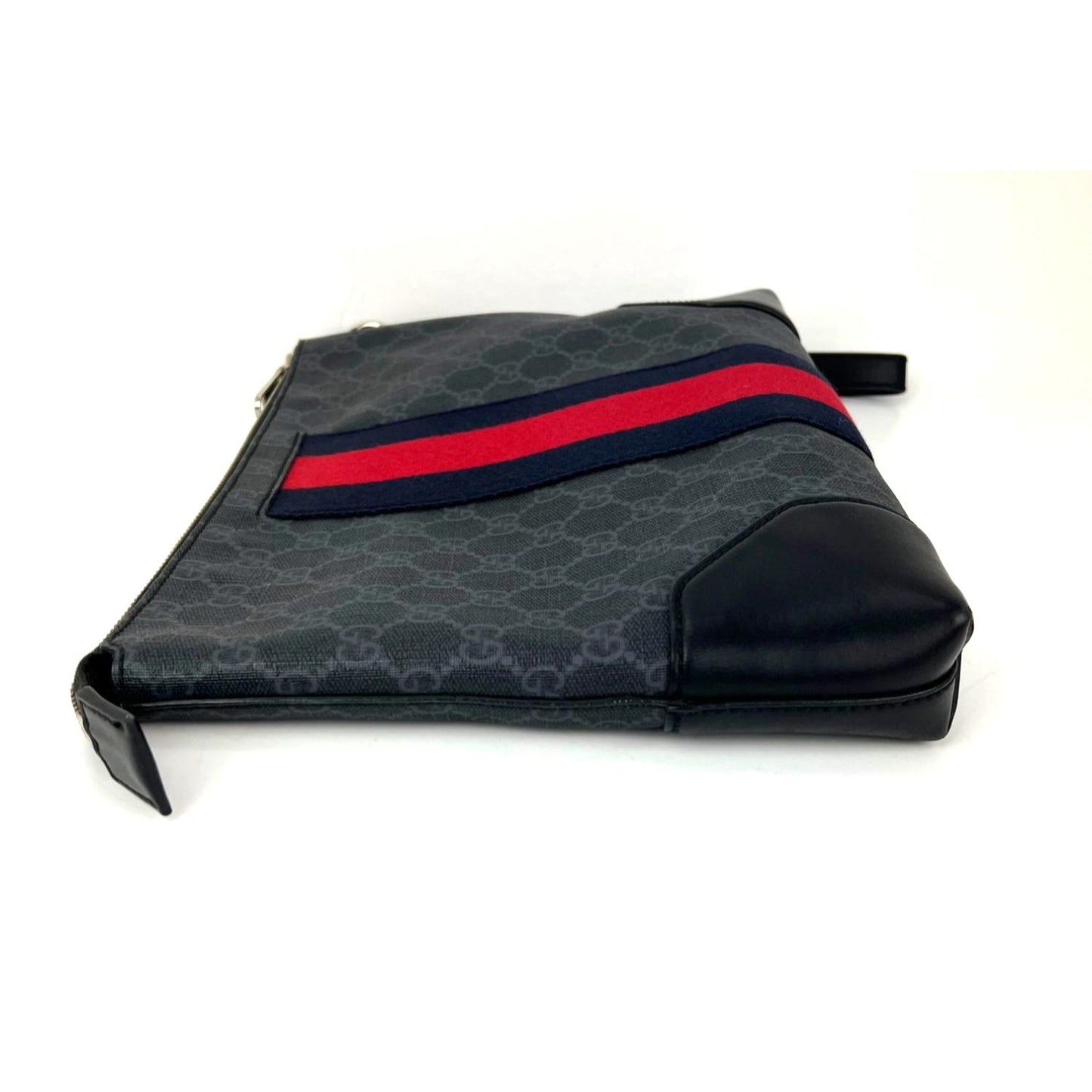 
                  
                    Gucci GG Supreme Web  Pouch Grey Canvas
                  
                