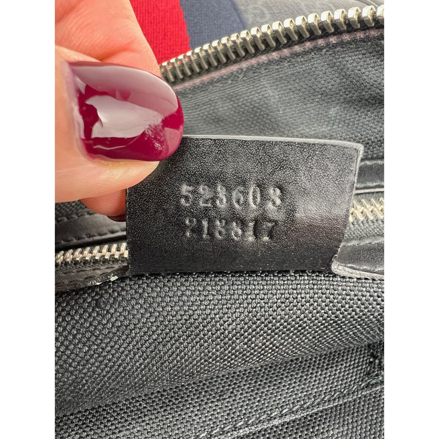 
                  
                    Gucci GG Supreme Web  Pouch Grey Canvas
                  
                