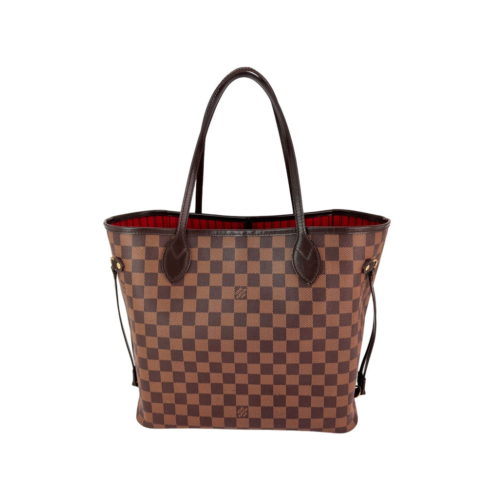 Louis Vuitton Neverfull MM Damier Ebene Tote Bag