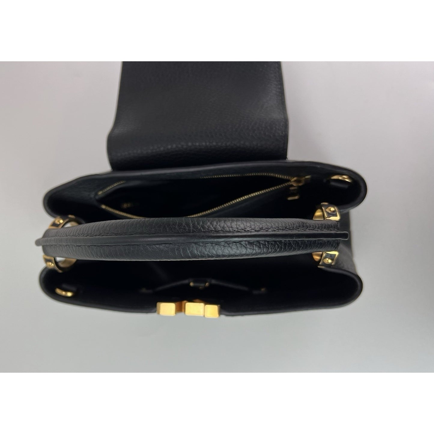 
                  
                    Louis Vuitton  Taurillon Capucines Trapped Leopard BB Black Shoulder Bag
                  
                