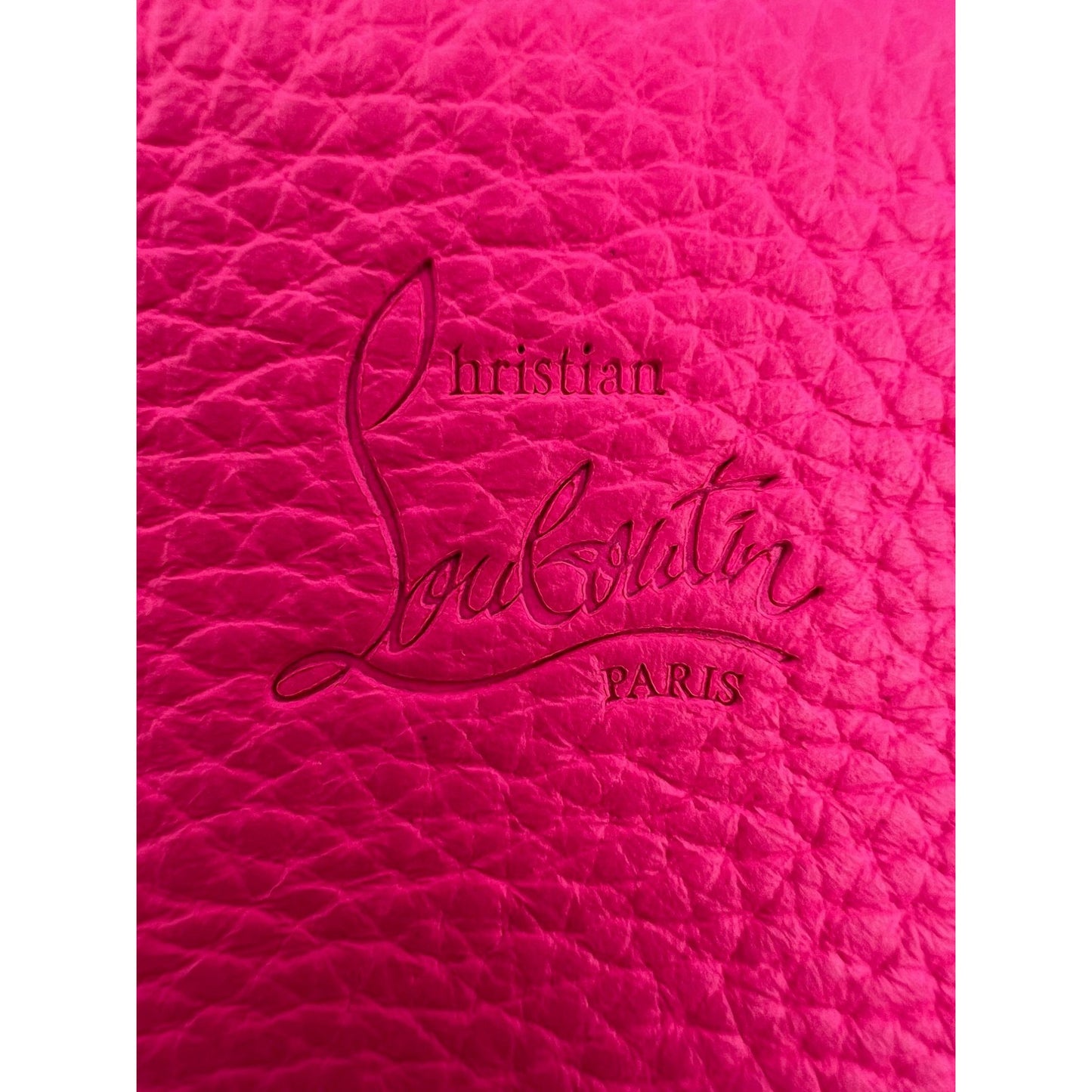 
                  
                    Christian Louboutin Gomme Mini Loubila Pink Chain Leather Shoulder Bag
                  
                
