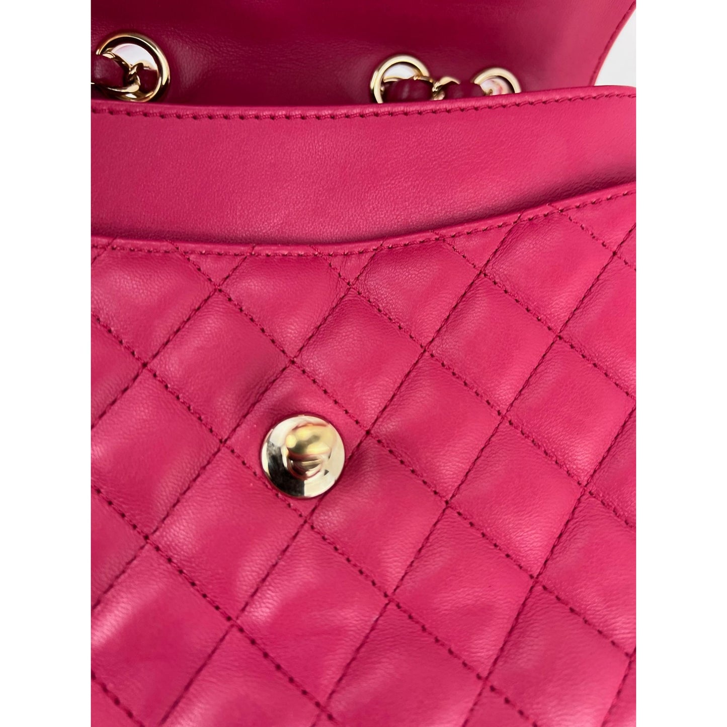 
                  
                    Chanel Lambskin Quilted Lovely Day Medium Pink Flap Crossbody Bag
                  
                