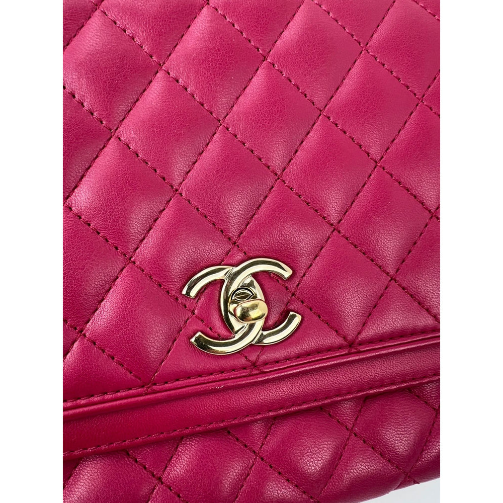 
                  
                    Chanel Lambskin Quilted Lovely Day Medium Pink Flap Crossbody Bag
                  
                