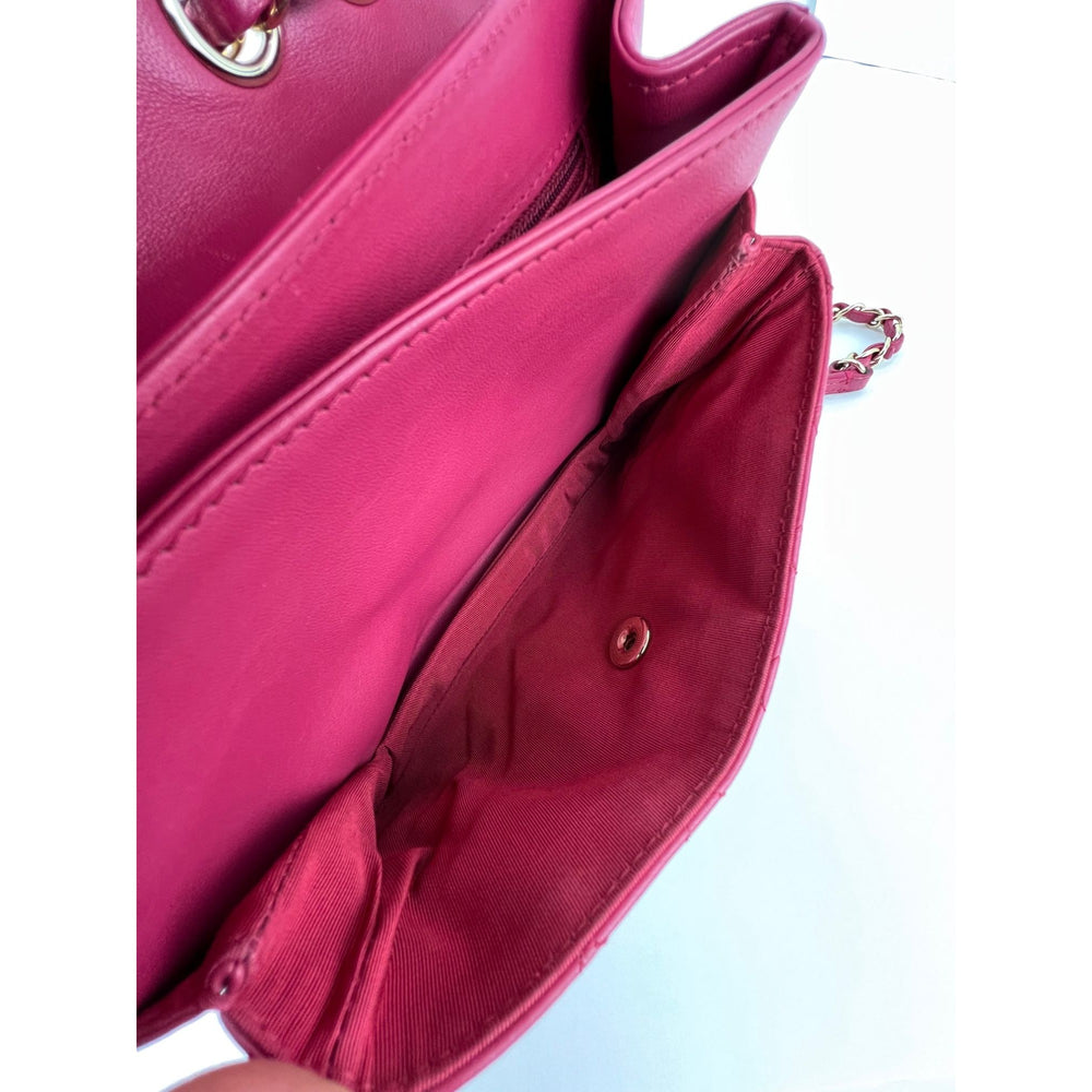 
                  
                    Chanel Lambskin Quilted Lovely Day Medium Pink Flap Crossbody Bag
                  
                