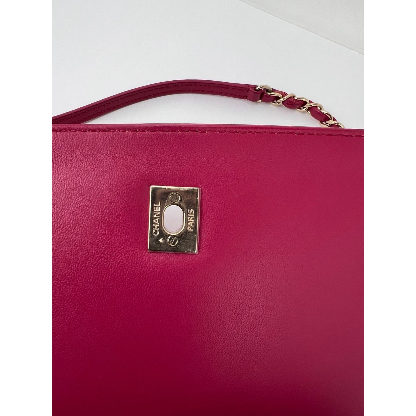 
                  
                    Chanel Lambskin Quilted Lovely Day Medium Pink Flap Crossbody Bag
                  
                