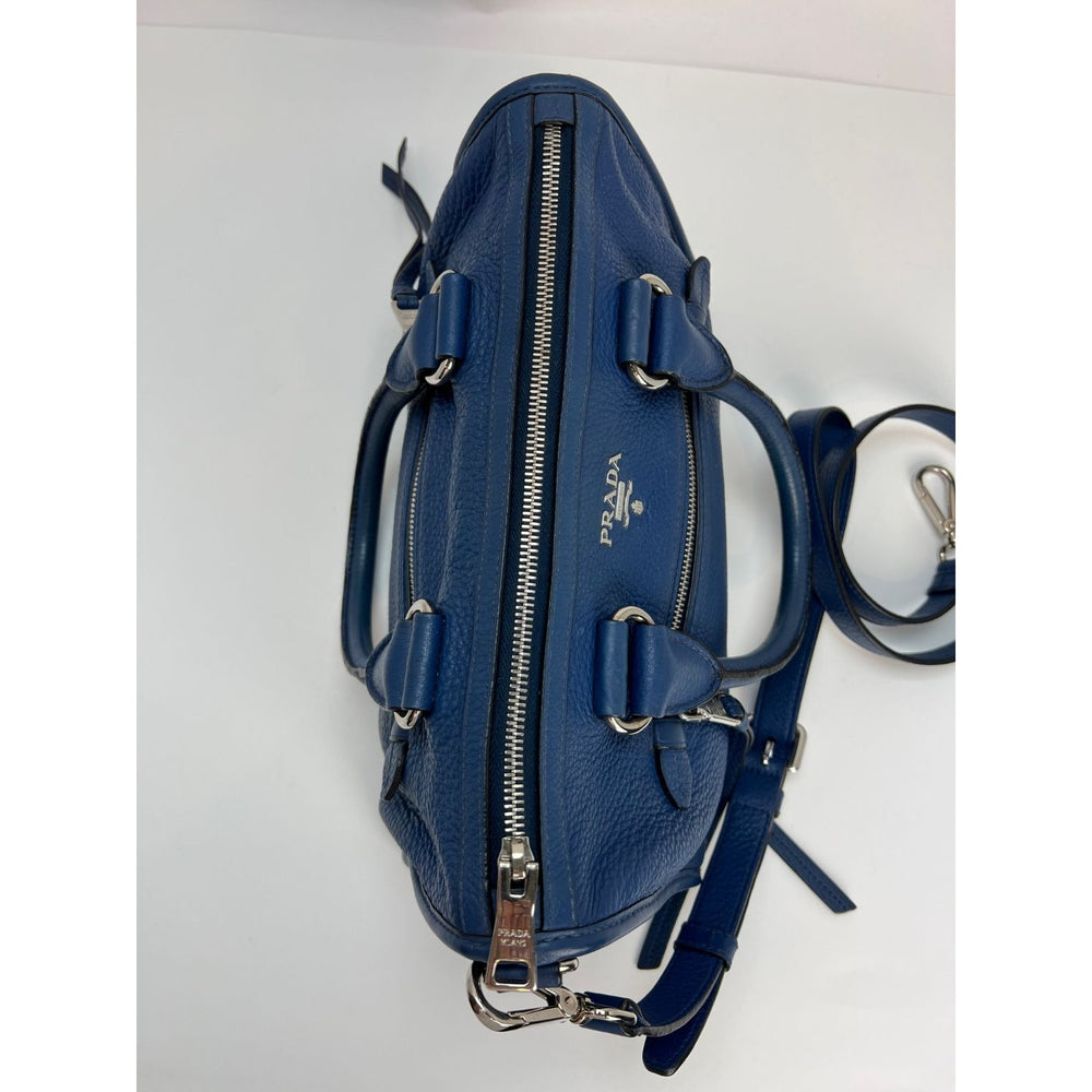 Shop PRADA PRADA Vitello Phenix Leather Adjustable Tote Bag by