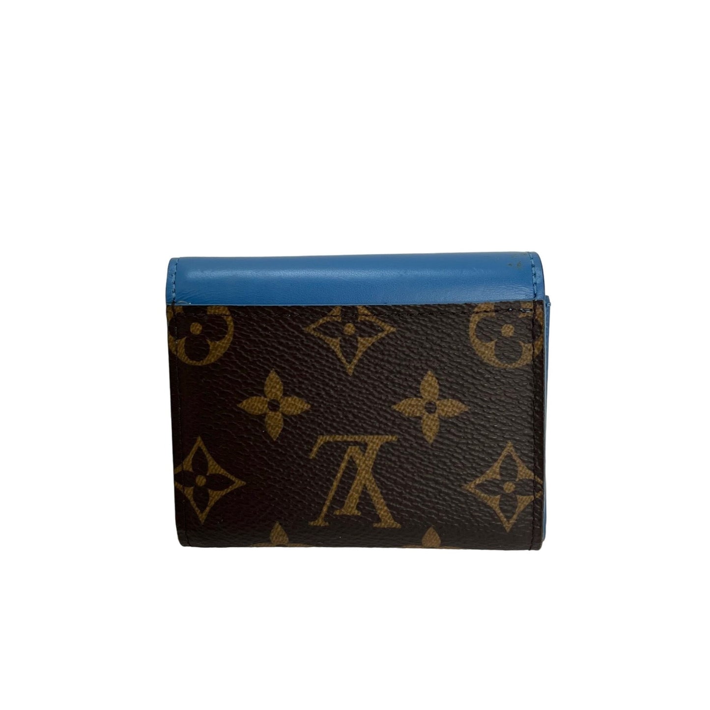 LOUIS VUITTON Zoe Monogram Blue Wallet – Debsluxurycloset