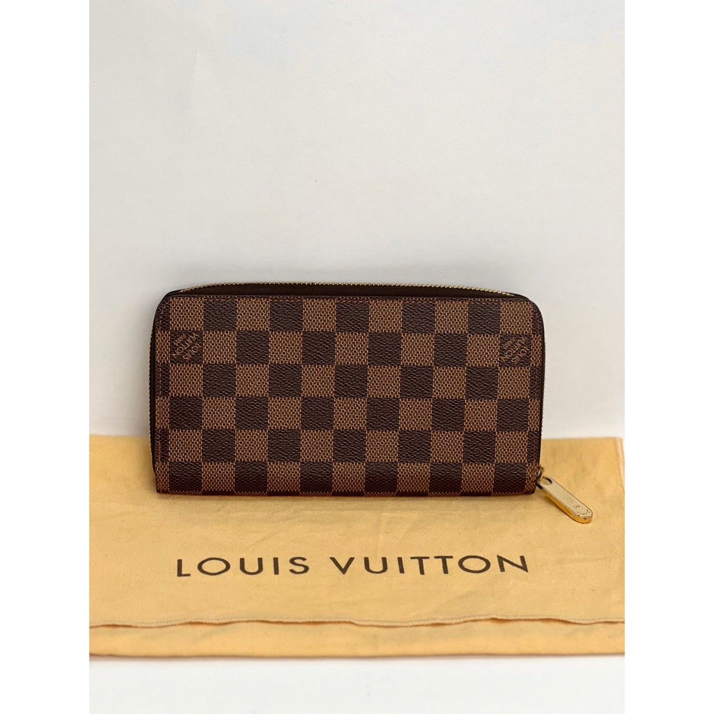 Louis Vuitton Vernis Red Long Zip Around Patent Leather Envelope Wallet