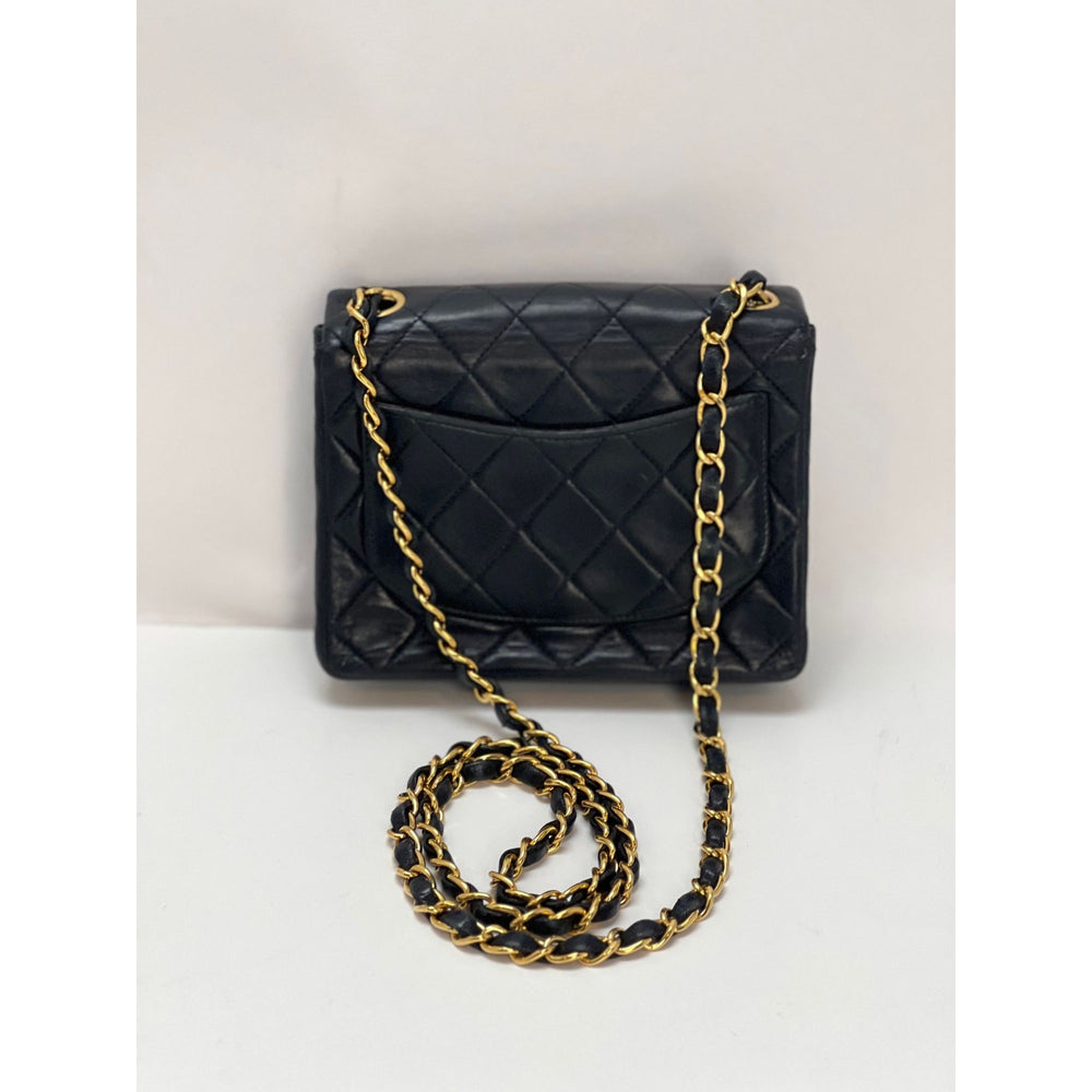 NIB 18C Chanel Blue Classic Quilted Square Mini 2.55 Flap Bag GHW –  Boutique Patina