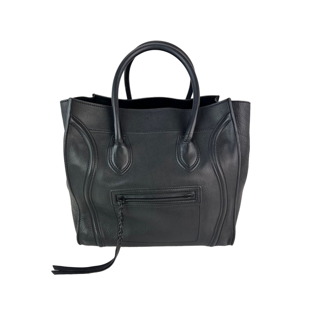 Celine Calfskin Leather Phantom Luggage Tote Bag