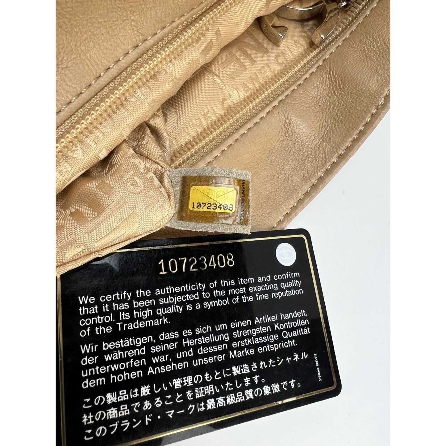 CHANEL Calfskin Quilted Medium Coco Corset Flap CC Shoulder Bag Bi Color