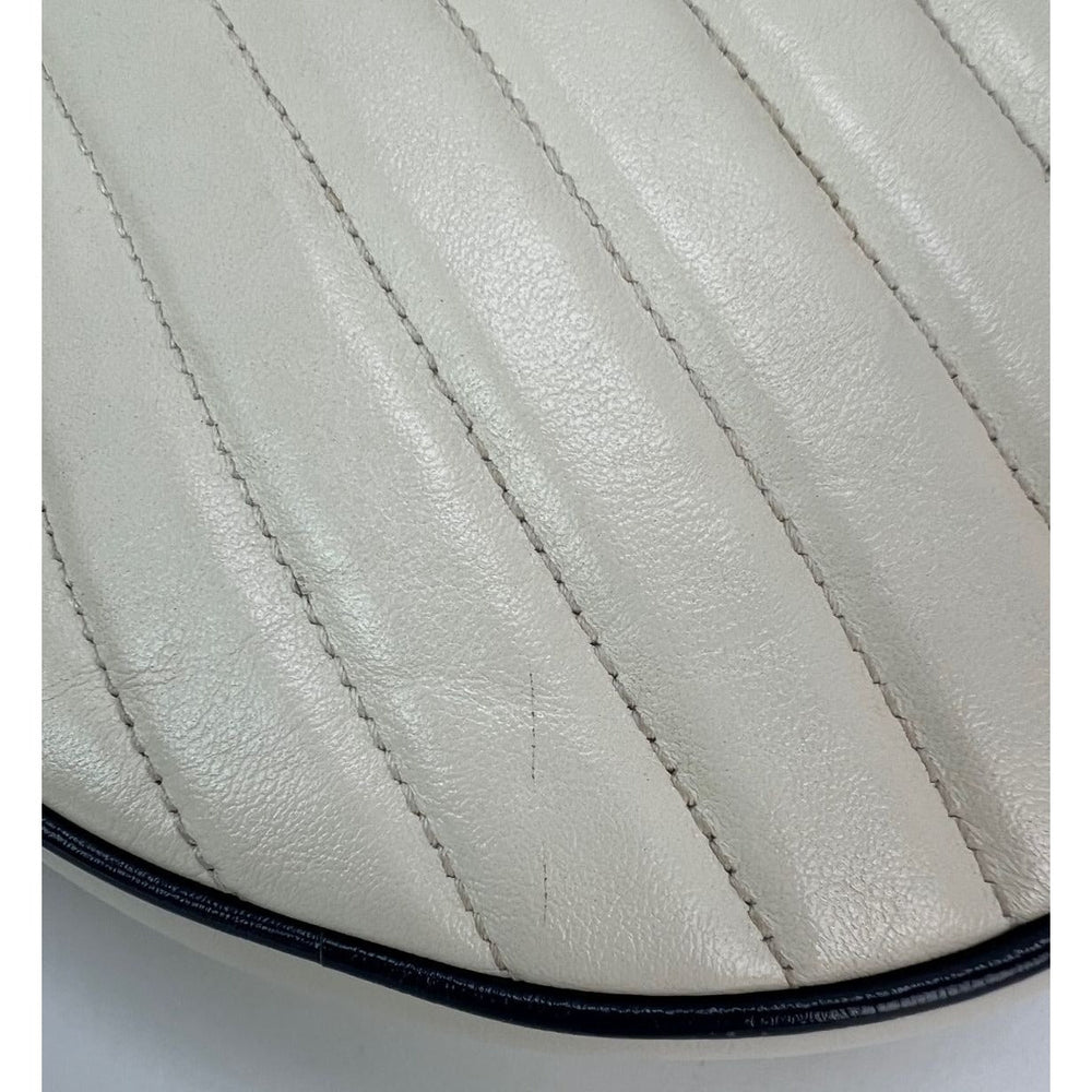 
                  
                    Gucci GG Azalea Matelasse Leather Round Mystic White Shoulder Bag
                  
                