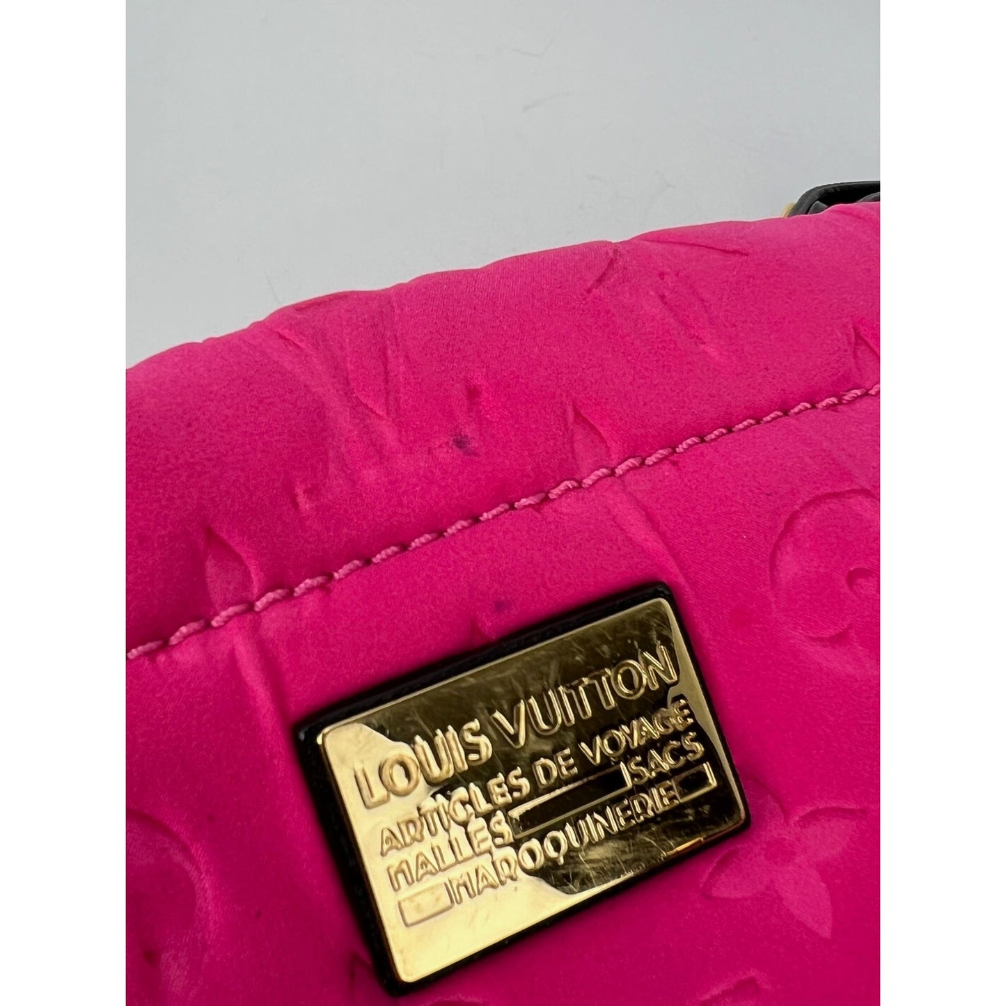 
                  
                    Louis Vuitton Scuba Fuchsia Pochette Wristlet or Clutch Bag LIMITED EDITION
                  
                