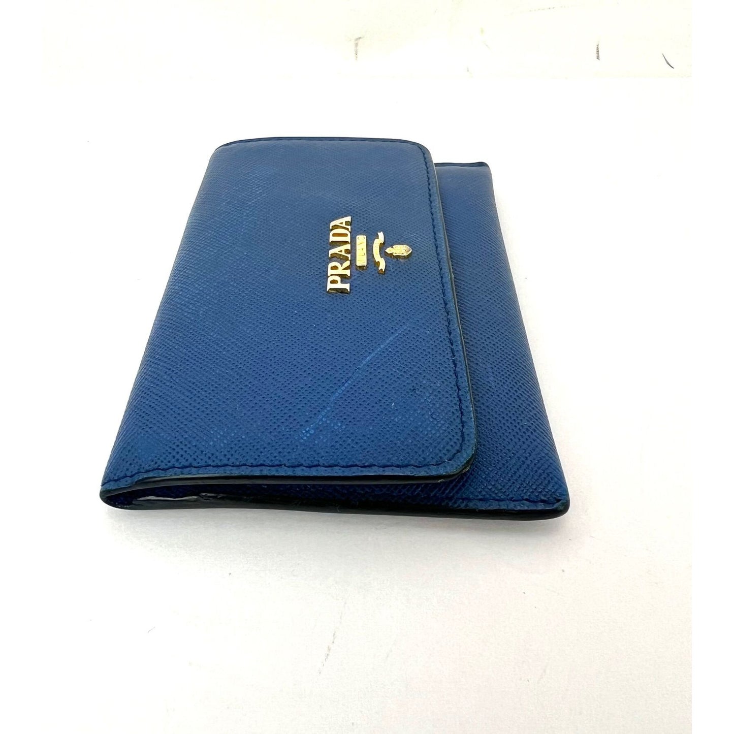
                  
                    Prada Saffiano Leather Card Holder Blue
                  
                