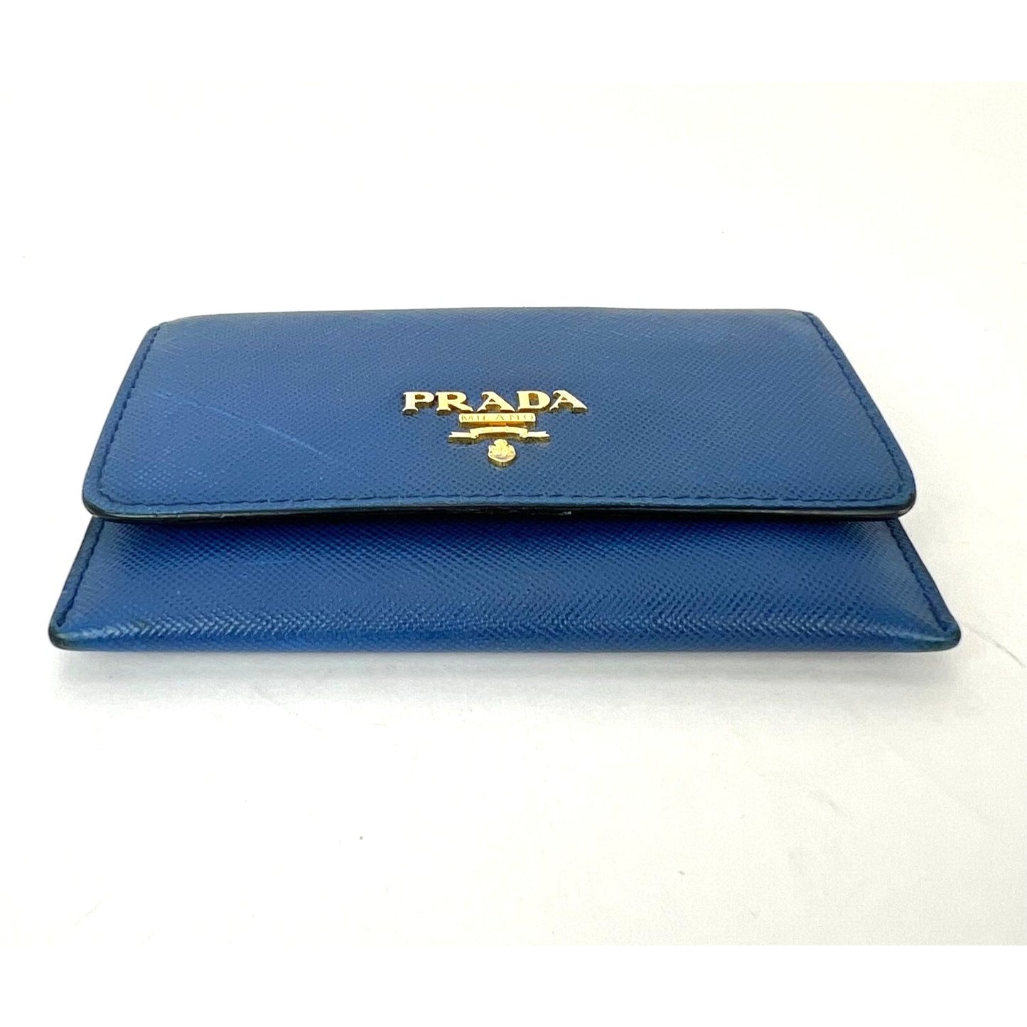 
                  
                    Prada Saffiano Leather Card Holder Blue
                  
                