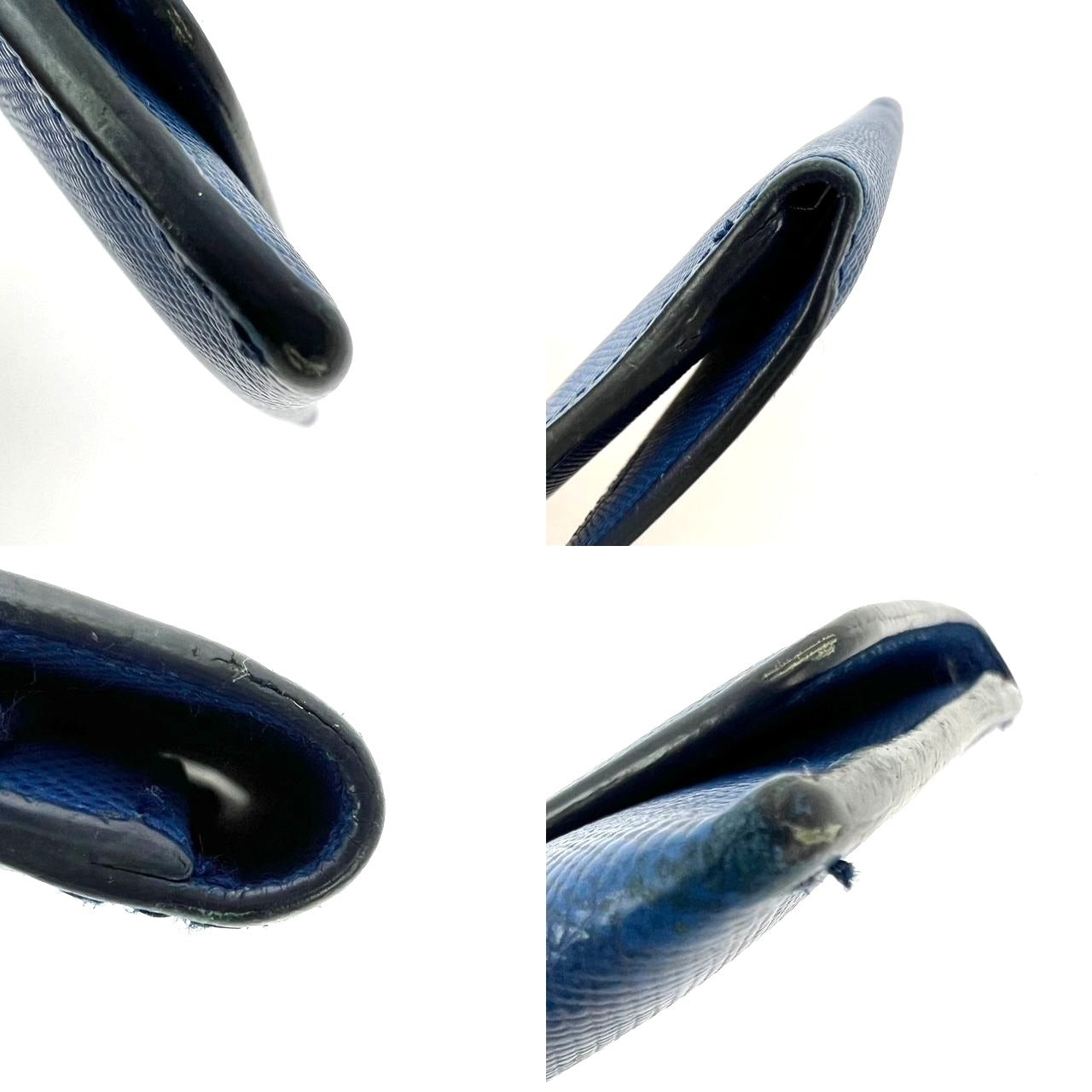 
                  
                    Prada Saffiano Leather Card Holder Blue
                  
                
