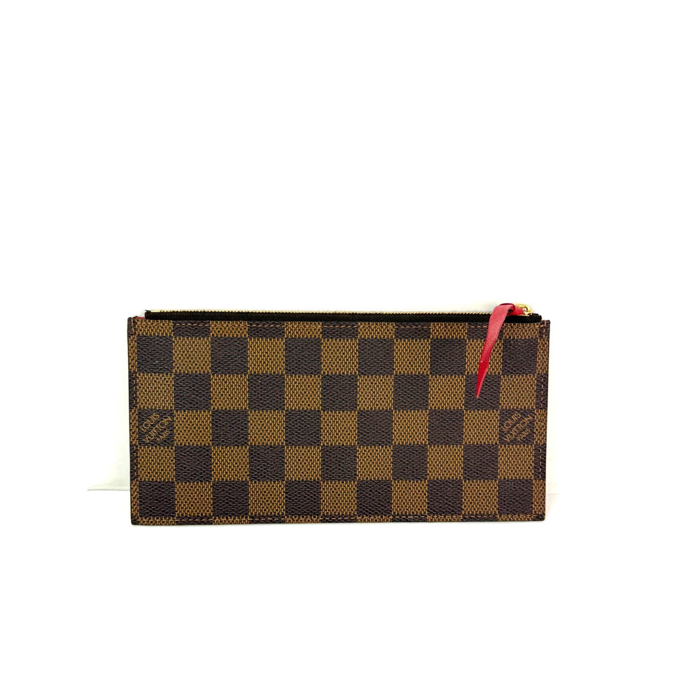 LOUIS VUITTON Felicie Pochette Insert Zip Coin Wallet Only Damier Ebene