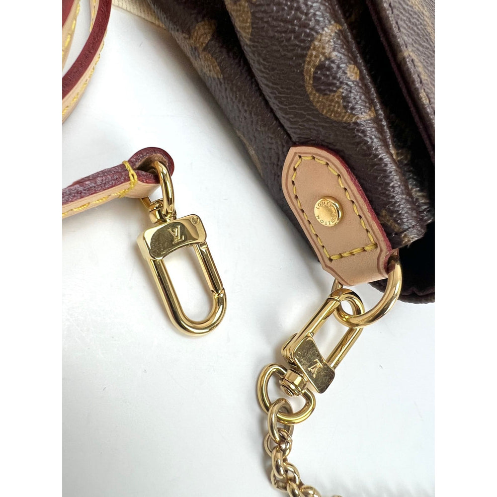 Louis Vuitton Favorite MM Monogram crossbody Bag With New Strap