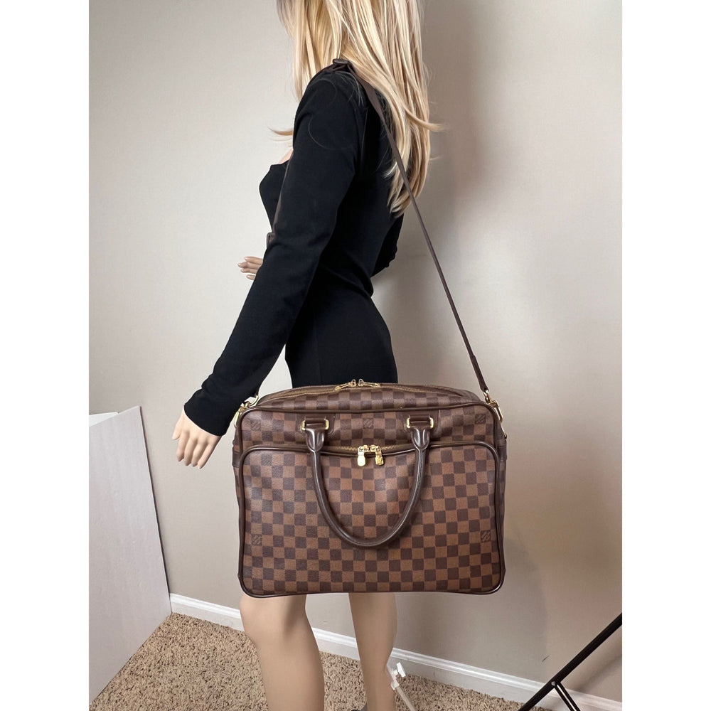 Louis Vuitton Damier Ebene Icare Weekender Briefcase Men's Bag