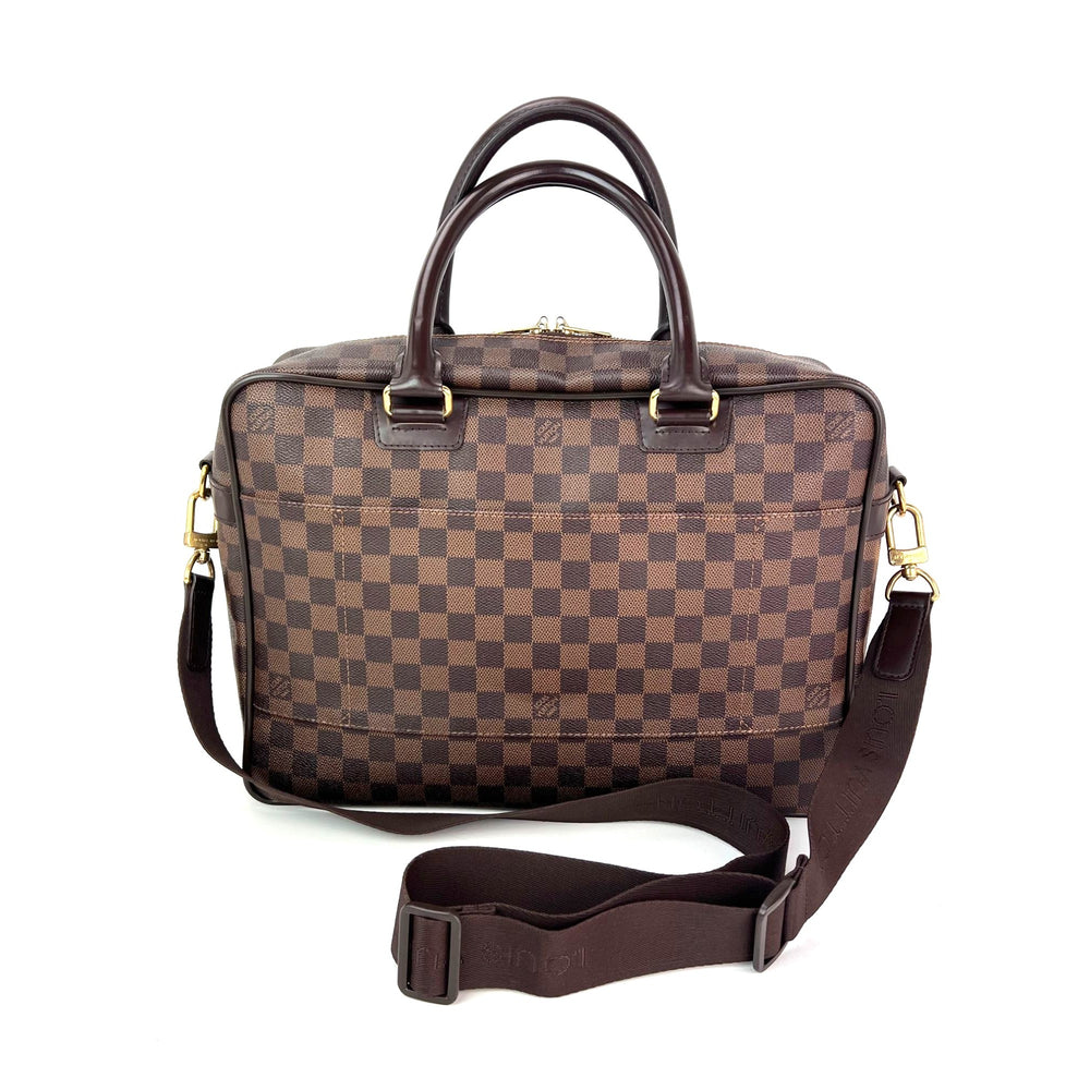 Louis Vuitton Damier Ebene Icare Weekender Briefcase Men's Bag