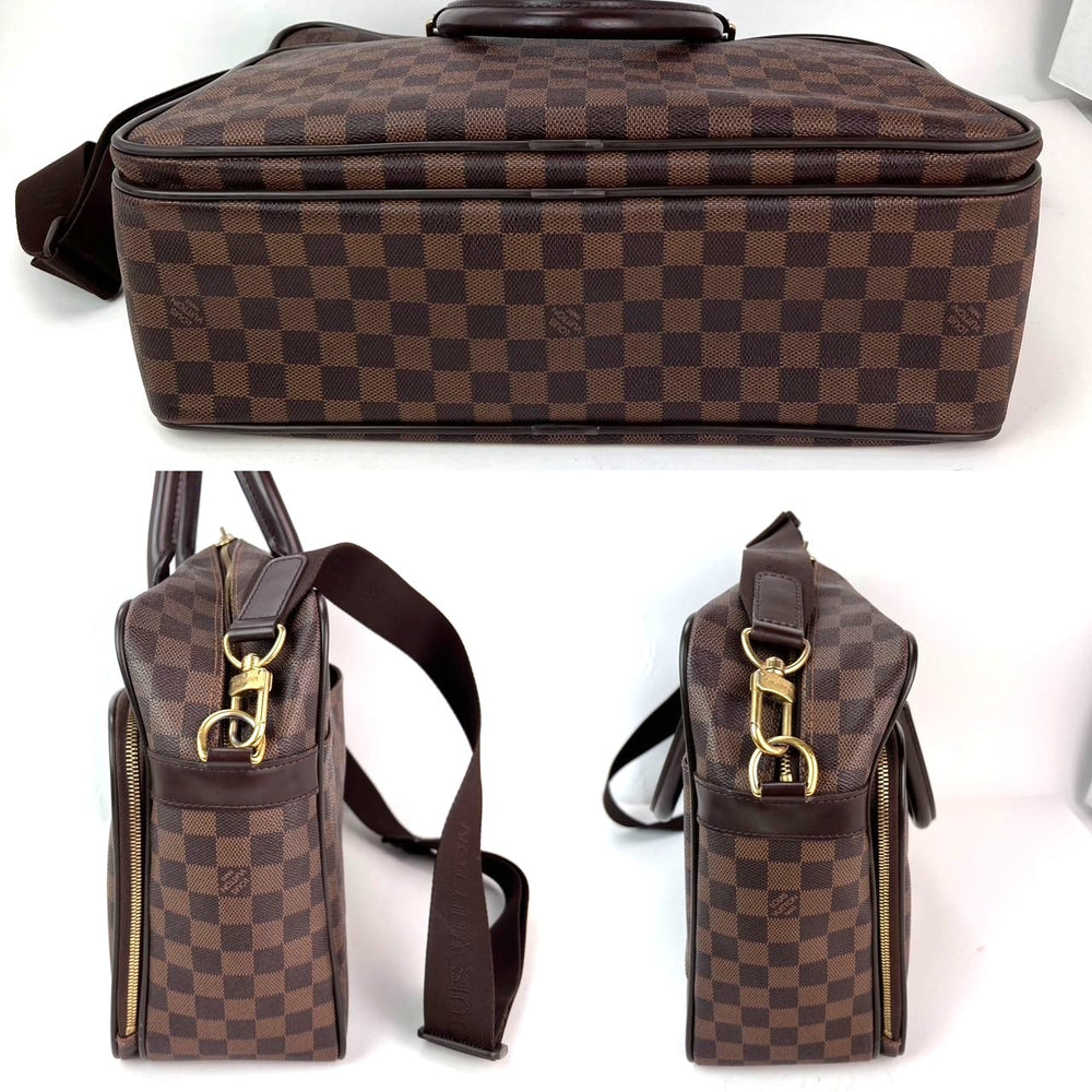 Louis Vuitton Damier Ebene Icare Weekender Briefcase Men's Bag