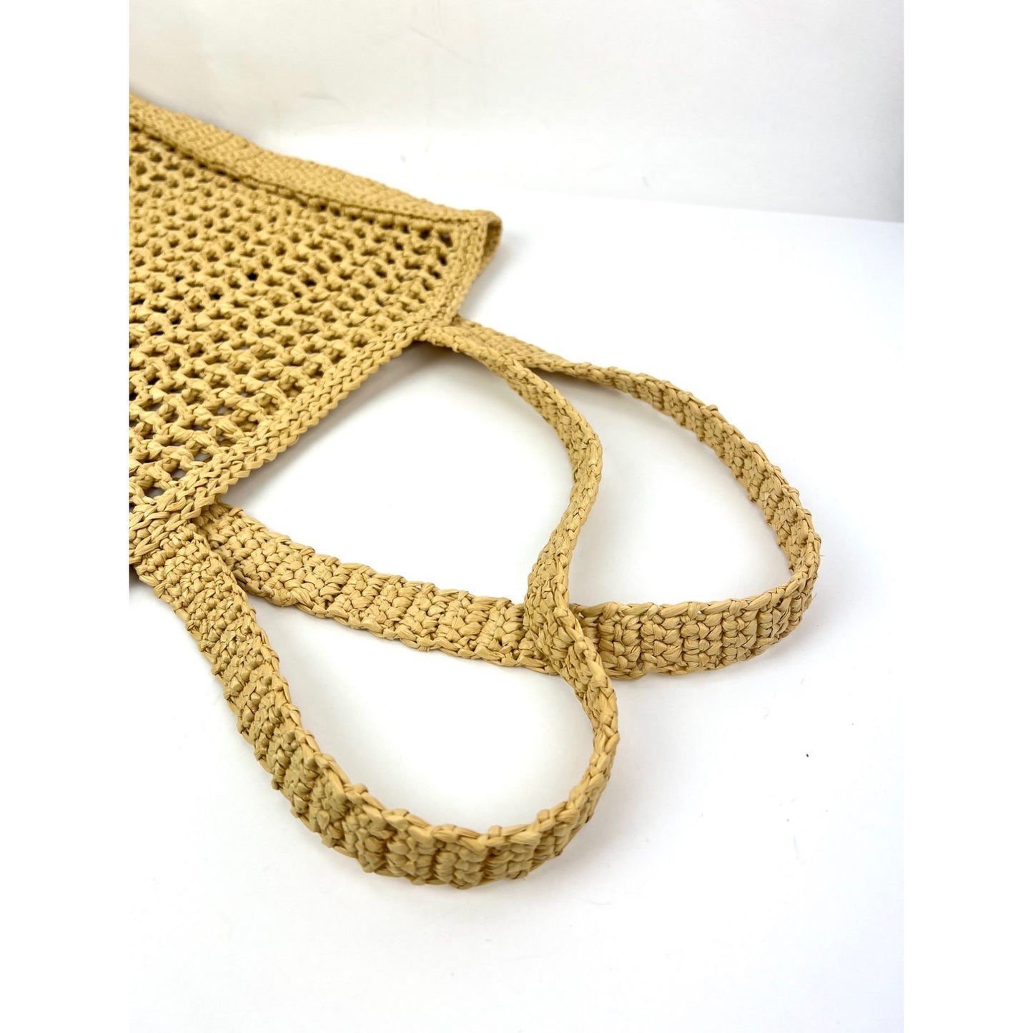 
                  
                    Prada Raffia Crochet Large Tote Bag Natural
                  
                