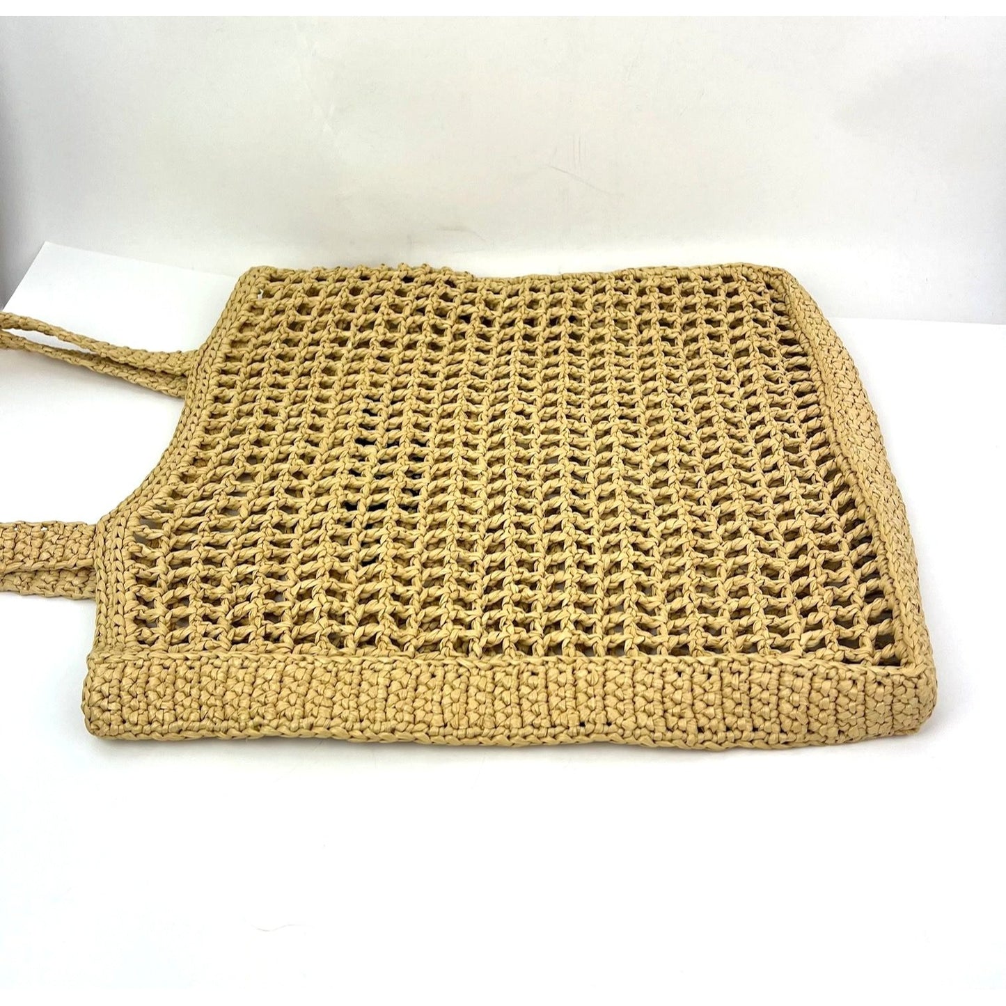 
                  
                    Prada Raffia Crochet Large Tote Bag Natural
                  
                
