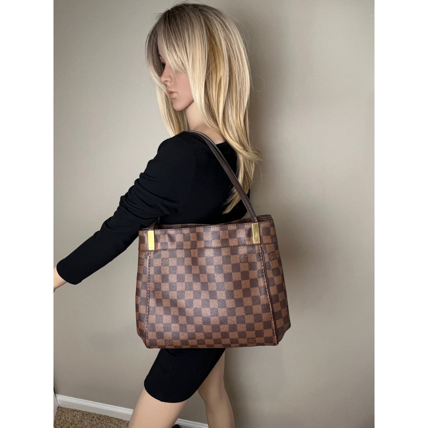 
                  
                    Louis Vuitton Marylebone Damier Ebene Shoulder Bag
                  
                