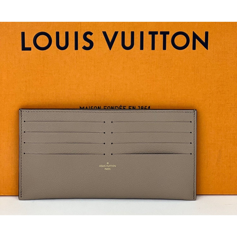 Louis Vuitton Pochette Felicie Card Holder Insert Calfskin Black
