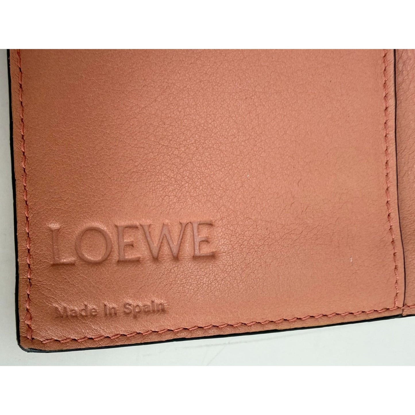 
                  
                    Loewe Grained Calfskin Large Orange Brown Vertical Wallet
                  
                