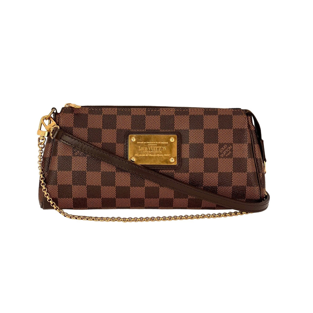 Louis Vuitton Eva Damier Ebene Canvas Shoulder Cross body