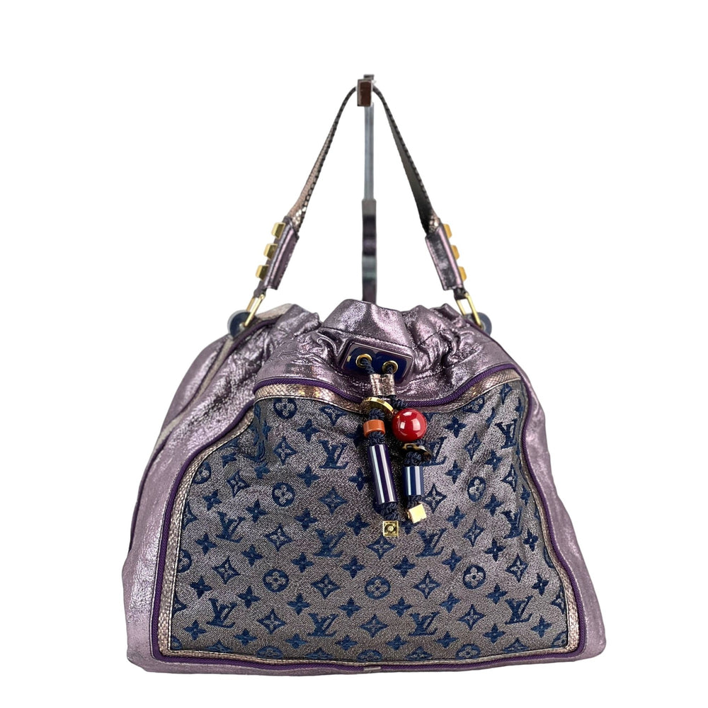 Louis Vuitton Monogram Lurex Bluebird Shoulder Tote Bag