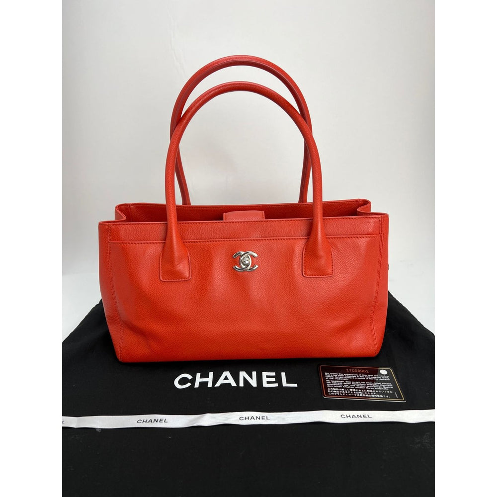 Chanel Calfskin Small Cerf Executive Shopper Tote Bag