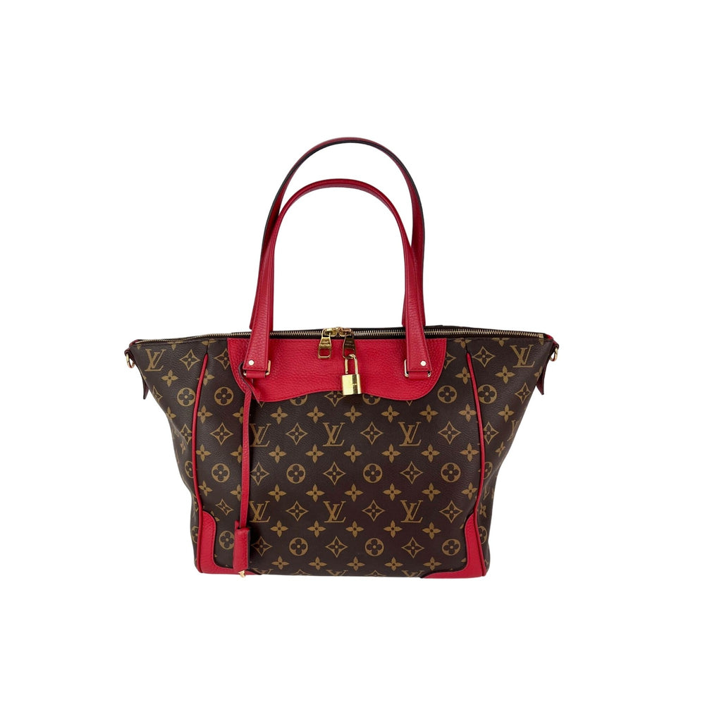 Louis Vuitton Estrela NM Monogram Red Leather Tote Bag