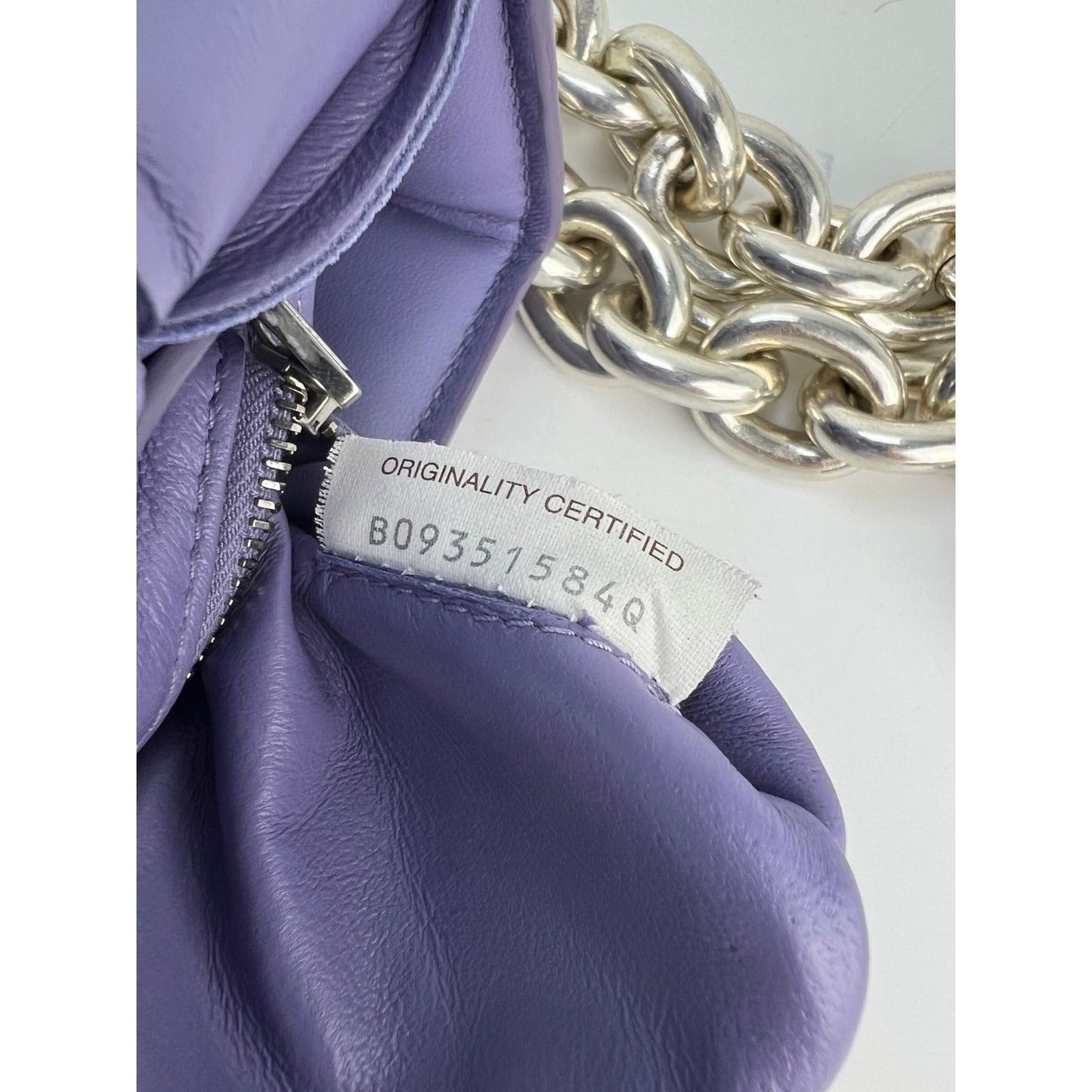 
                  
                    Bottega Veneta Padded Chain Cassette Purple Hand Shoulder Bag
                  
                