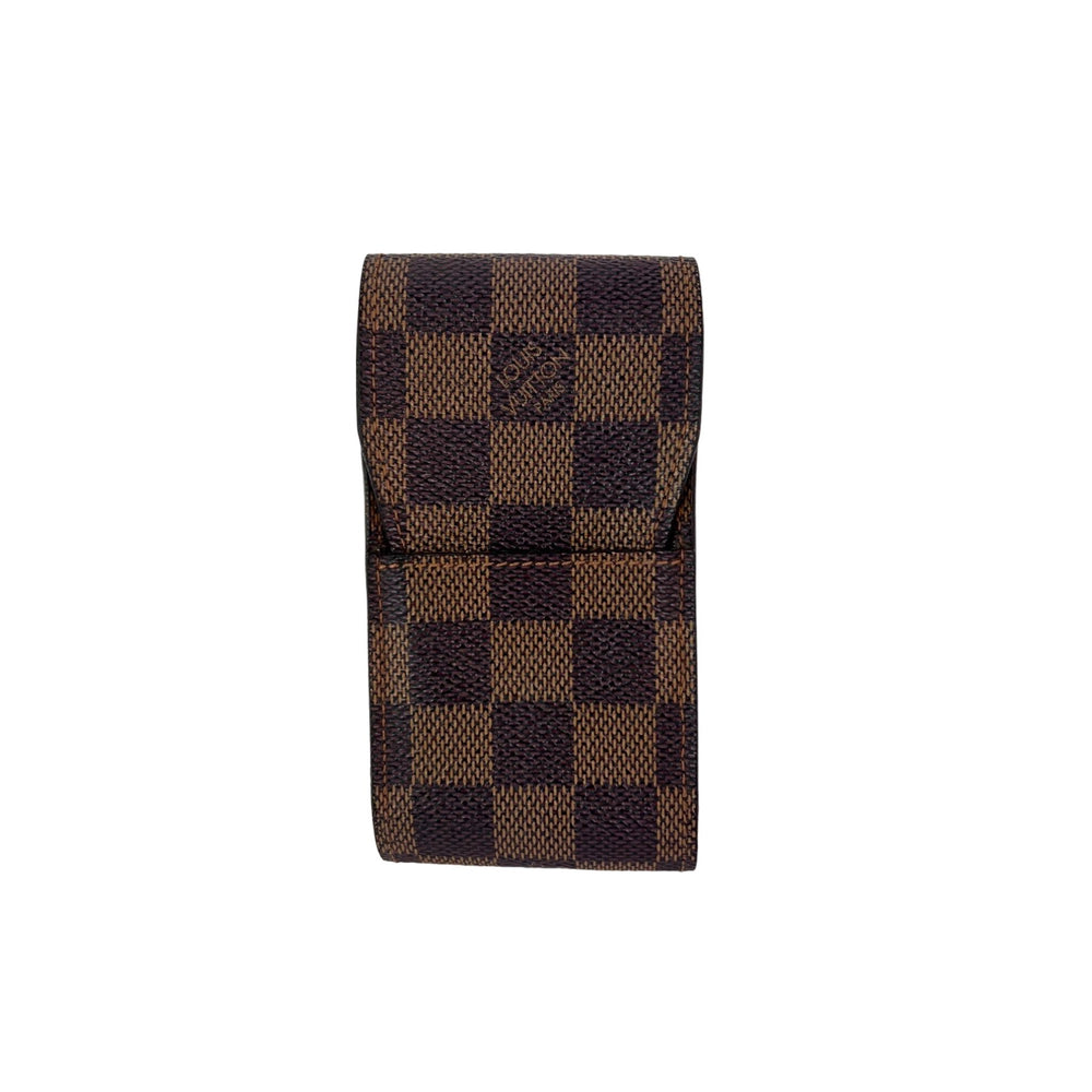 LOUIS VUITTON Damier Ebene Cigarette Card Cosmetic Case Pouch