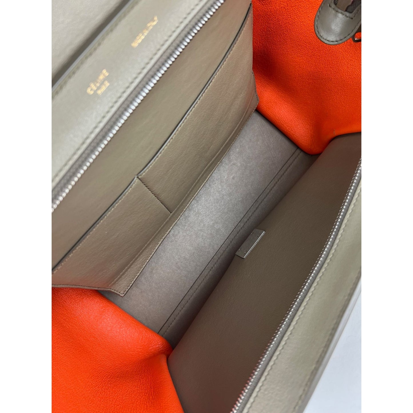 
                  
                    Celine Tricolor Leather suede Trapeze Tote Bag
                  
                