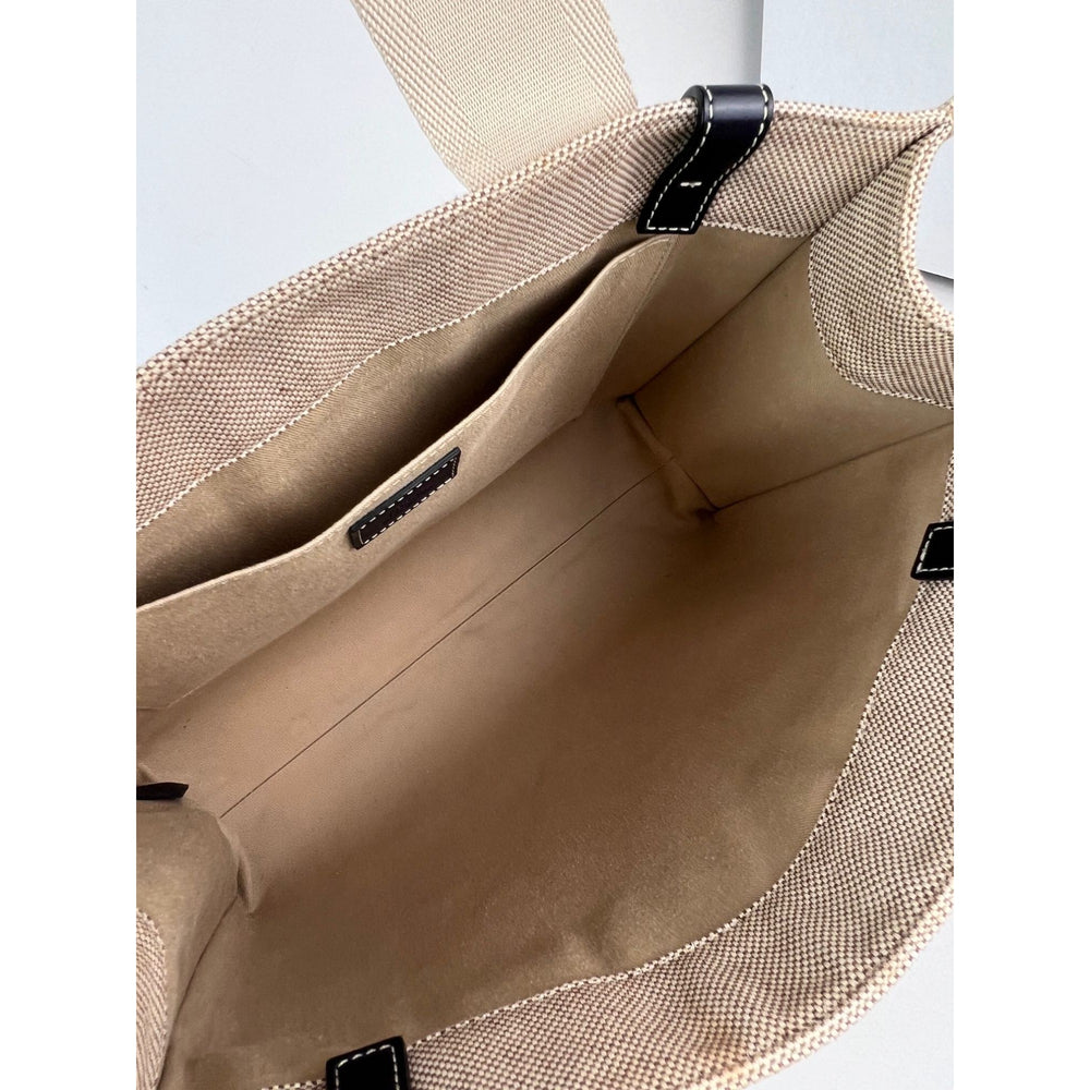 
                  
                    Chloe Woody Ribbon Medium Cotton Calfskin Beige Tote Bag
                  
                