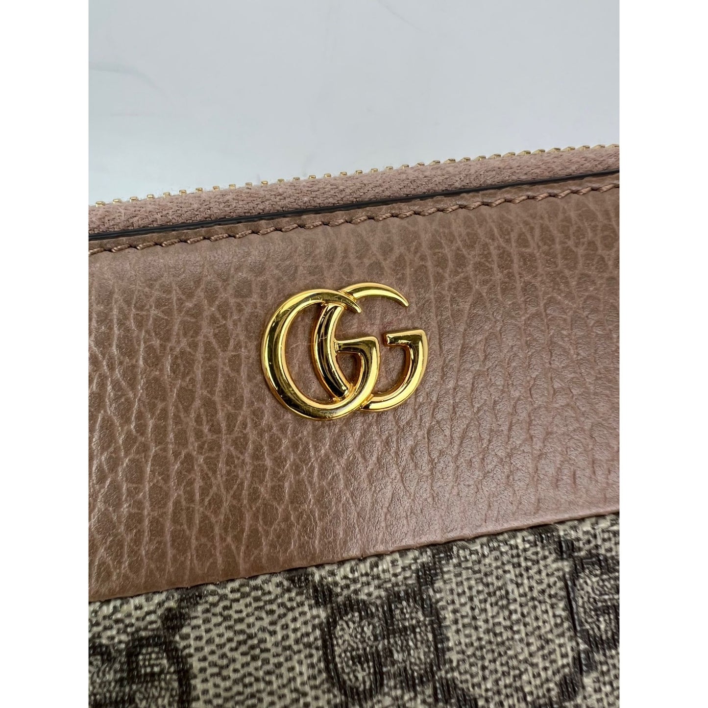 
                  
                    Gucci GG Marmont Zip Around Wallet Porcelain Rose
                  
                