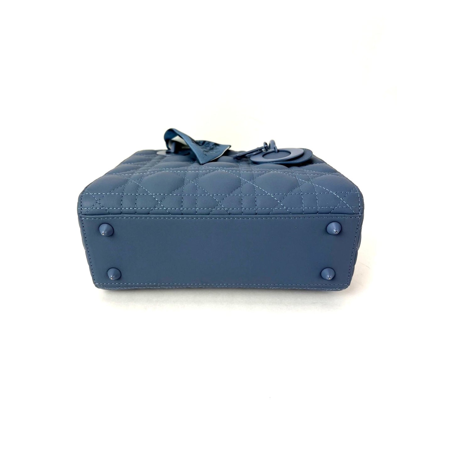 
                  
                    Christian Dior Small Ultramatte Lady Dior Perrywinkle Bag with Strap
                  
                