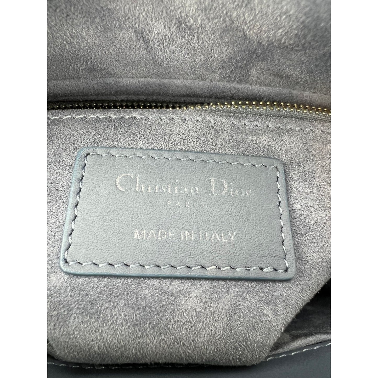 
                  
                    Christian Dior Small Ultramatte Lady Dior Perrywinkle Bag with Strap
                  
                
