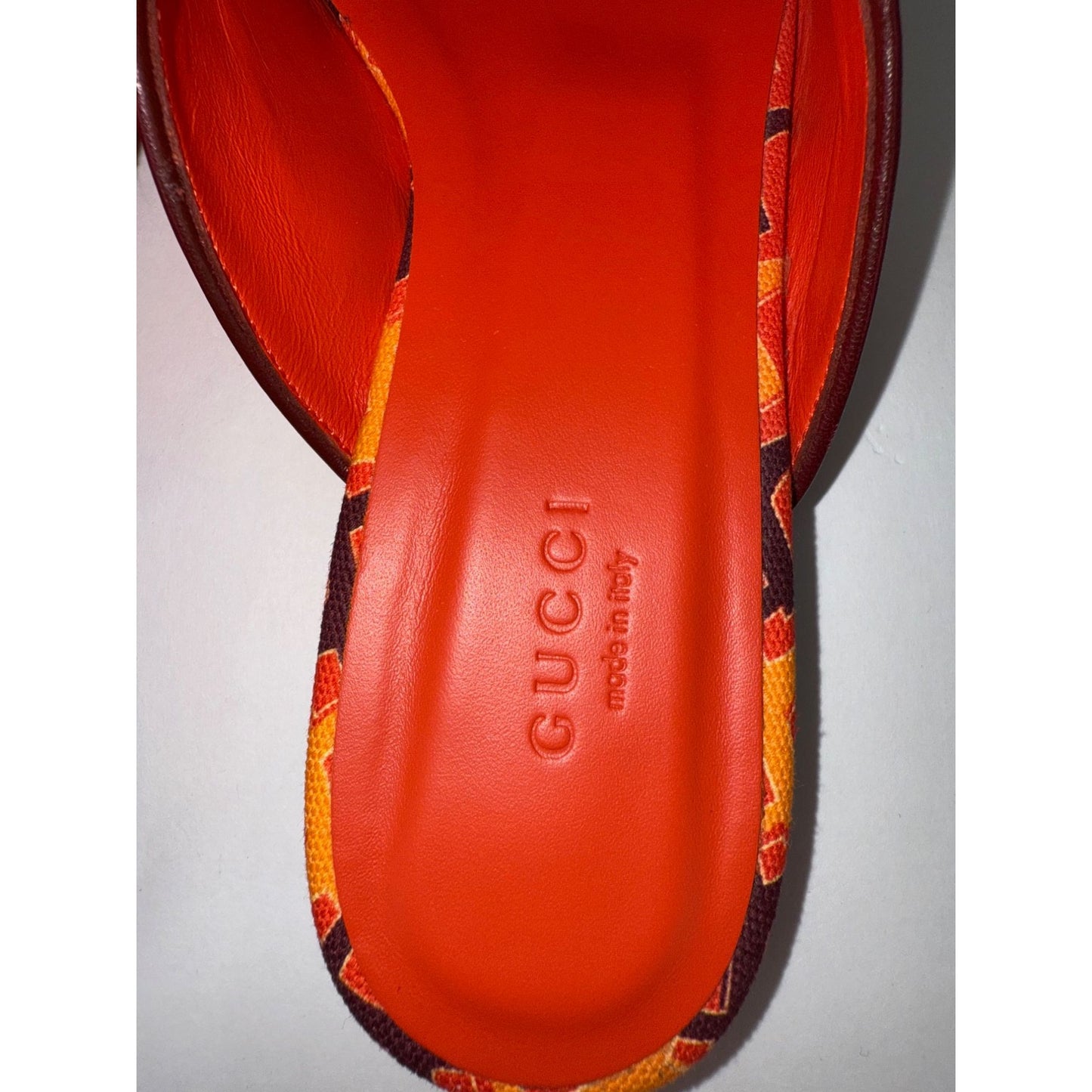 
                  
                    Gucci Princetown Horsebit Print Loafer Mules Slide Shoes Size 7.5
                  
                